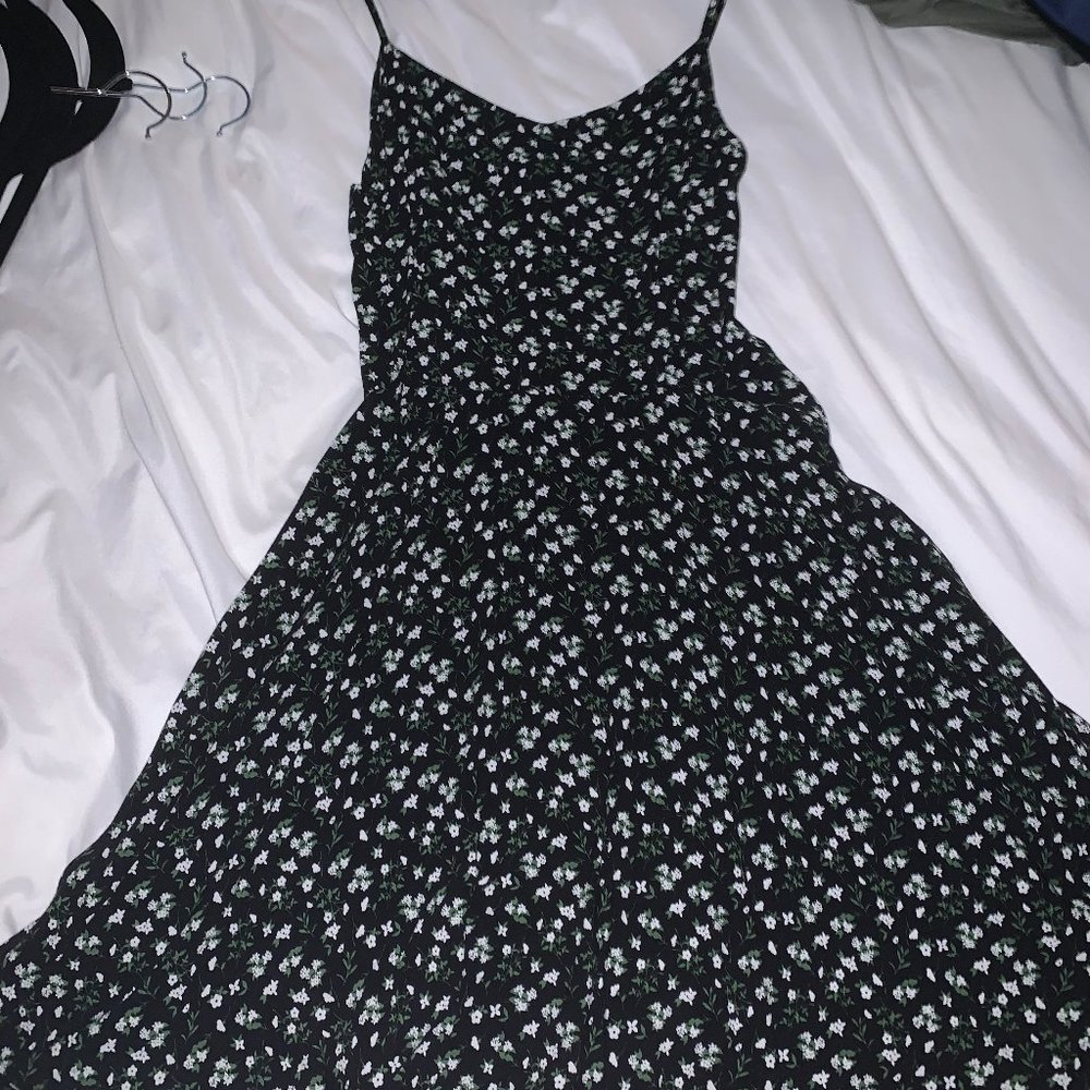 Black Dress w/Flowers